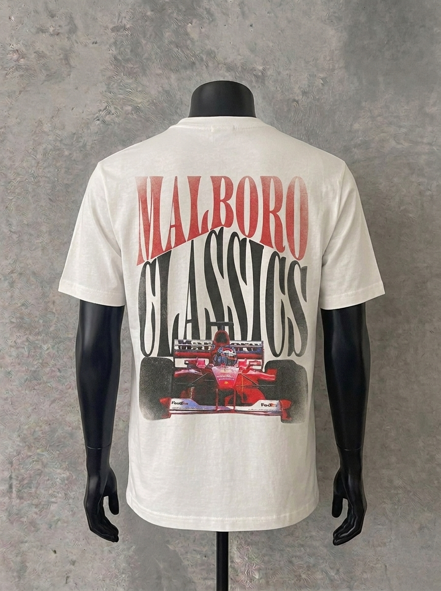 Marlboro Classics - Back Print | White Tee