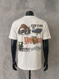 Streetwear Logo Collage - Back Print | White Tee