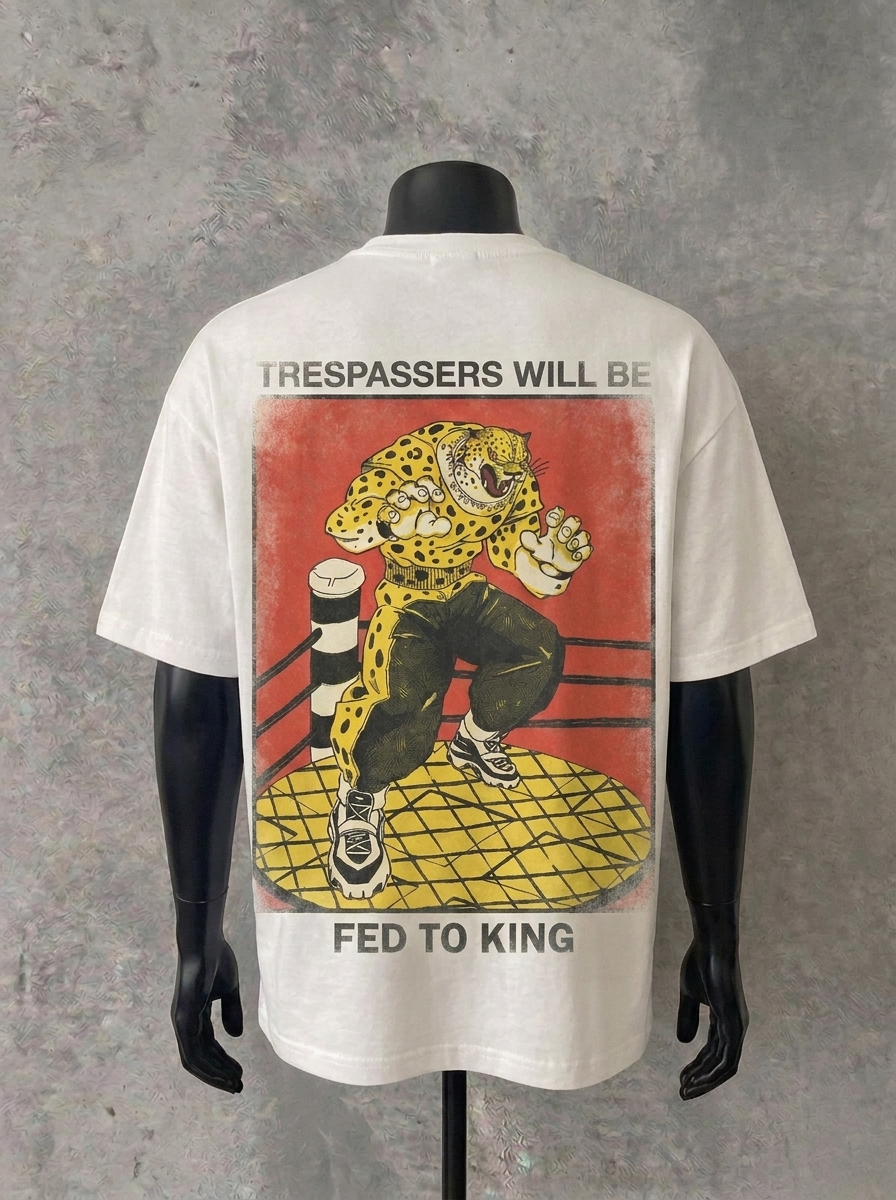 Fed to the King Classic Double Sided | White Tee
