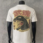 Japanese Kaiju Face (Back Print) | White Tee