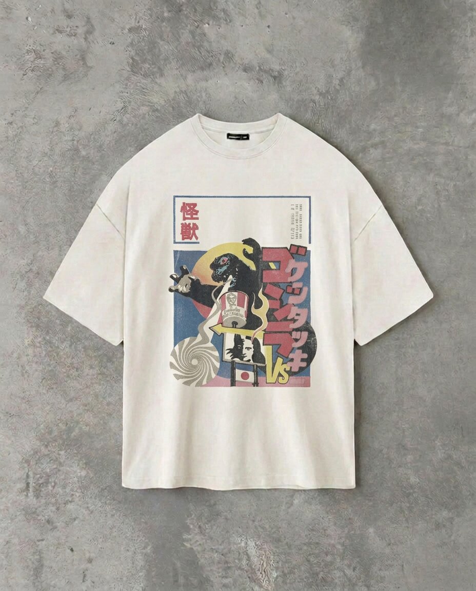 Godzilla Vol 1. White Tee