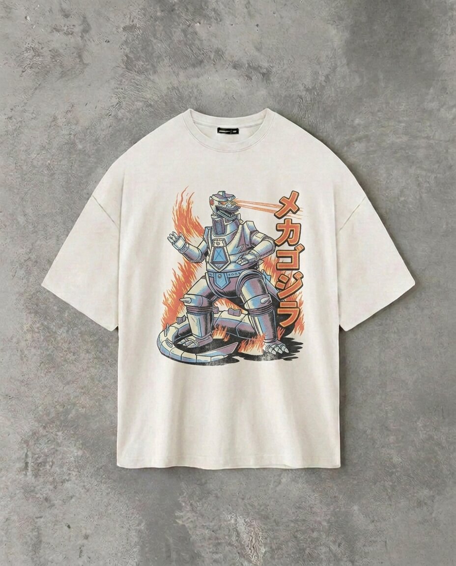 Mechagodzilla Vol 1. White Tee