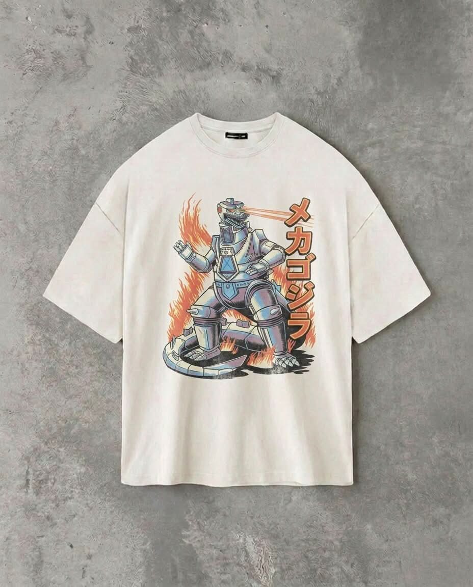 Mechagodzilla Vol 1. White Tee