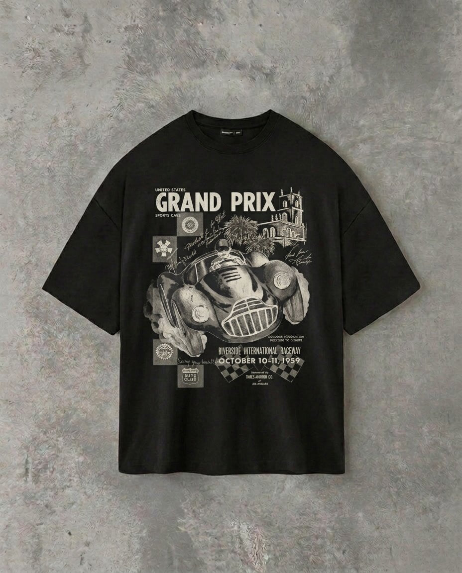 Grand Prix White Tee
