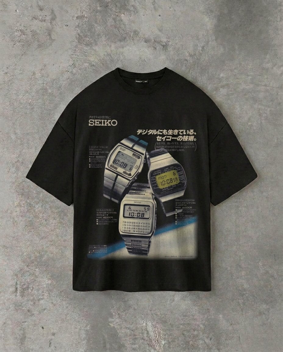 Seiko Classic | Black Tee