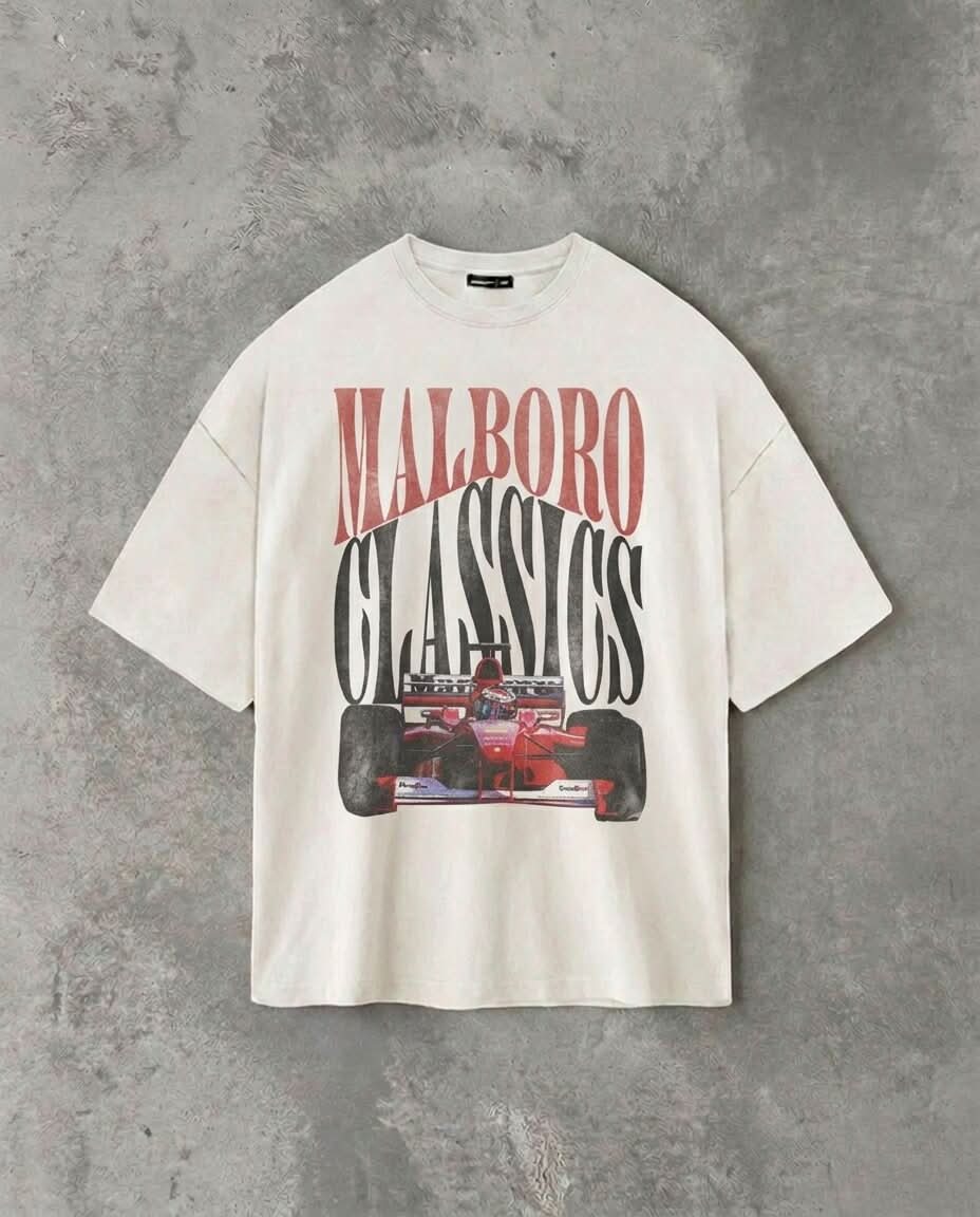 Malboro Classic Red F1 | White T-Shirt
