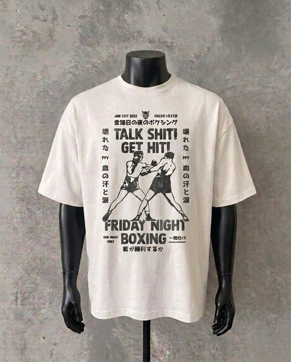 "Talk Sh*t Get Hit" White Tee