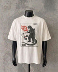 Kaiju Sushi Bar Retro Graphic Tee | White T-Shirt