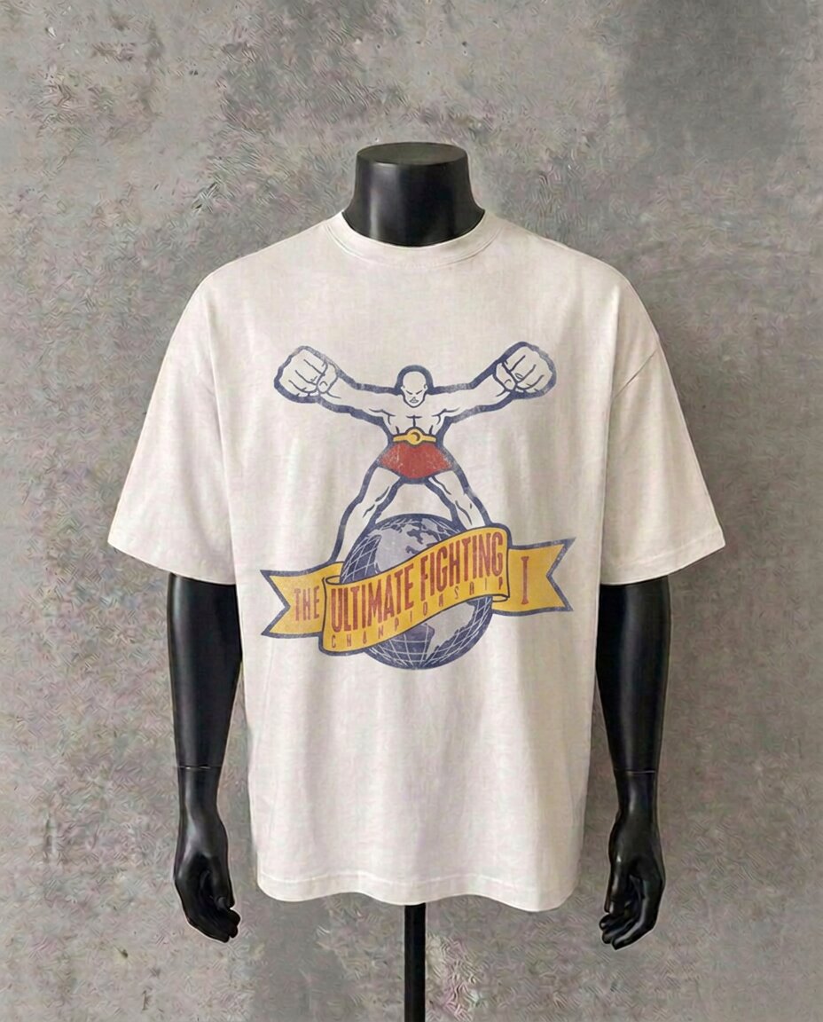 Ultimate Fighter Retro | White Tee