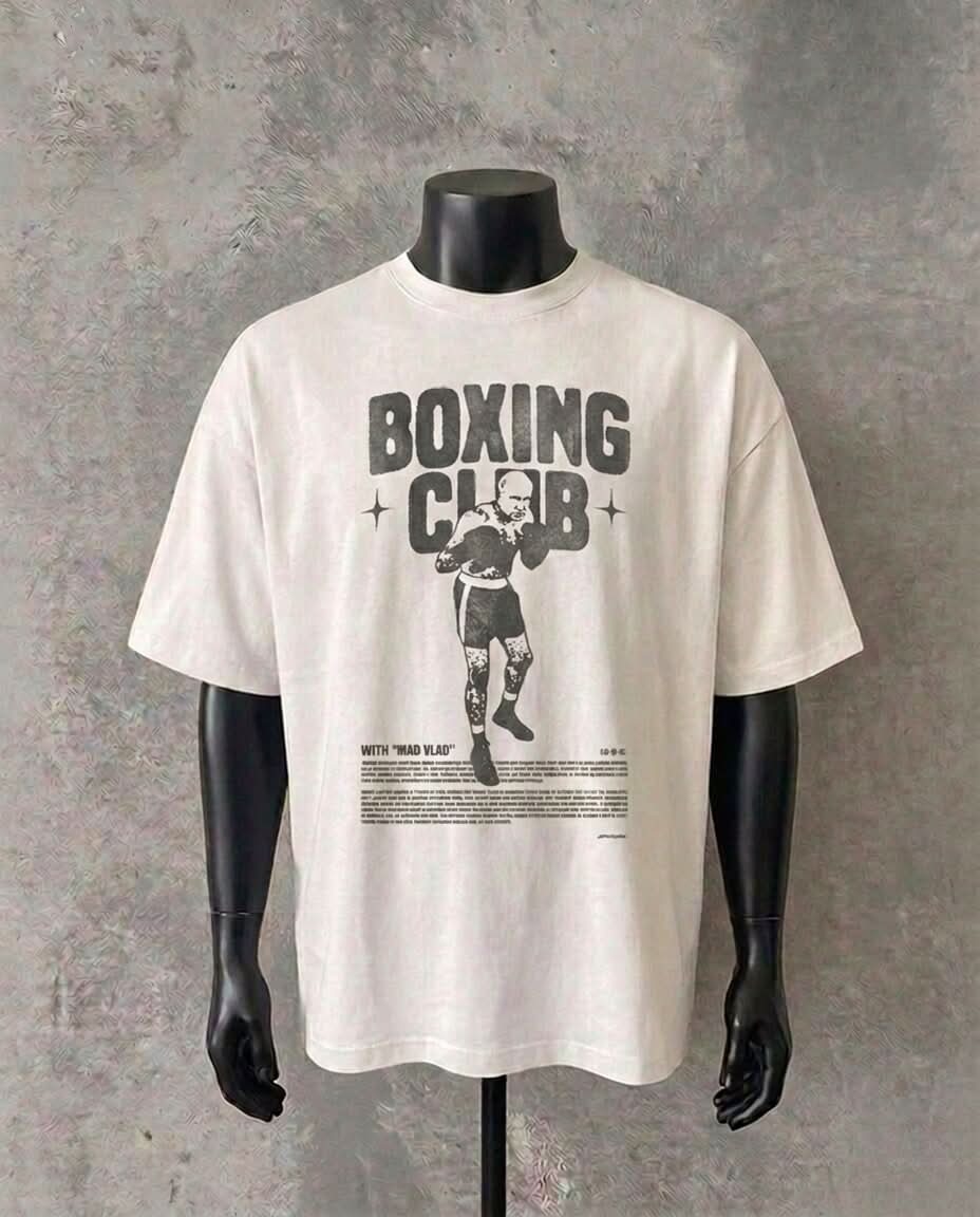 Mad Vlad Boxing Club | White Tee