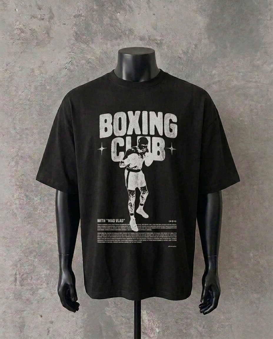 Mad Vlad Boxing Club | Black Tee