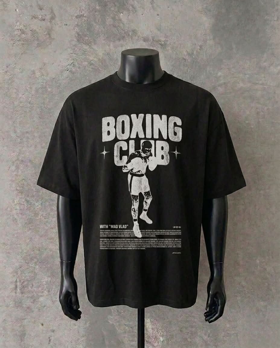 Mad Vlad Boxing Club | Black Tee