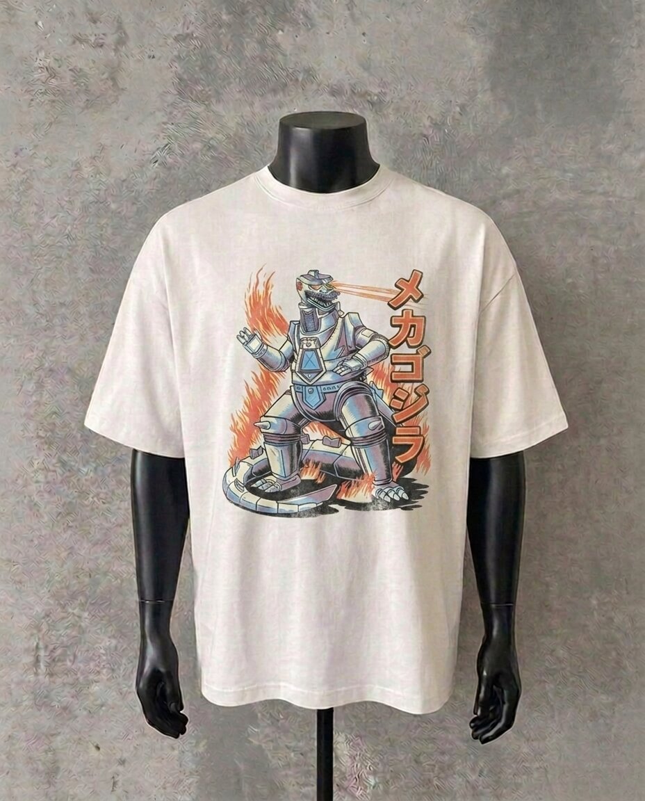 Mechagodzilla Vol 1. White Tee
