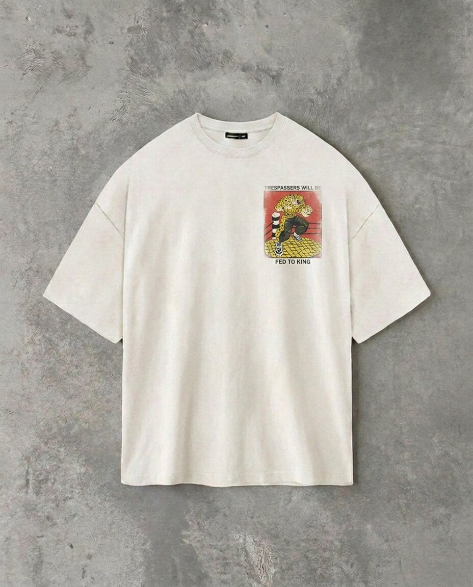 Fed to the King Classic Double Sided | White Tee