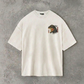 Japanese Kaiju Face (Back Print) | White Tee