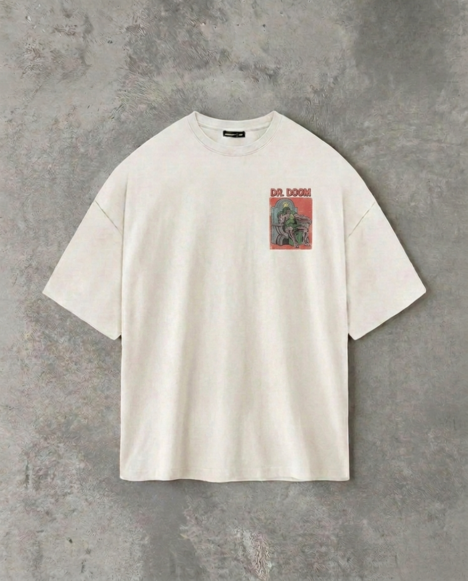 Dr Doom (Back Print) | White Tee