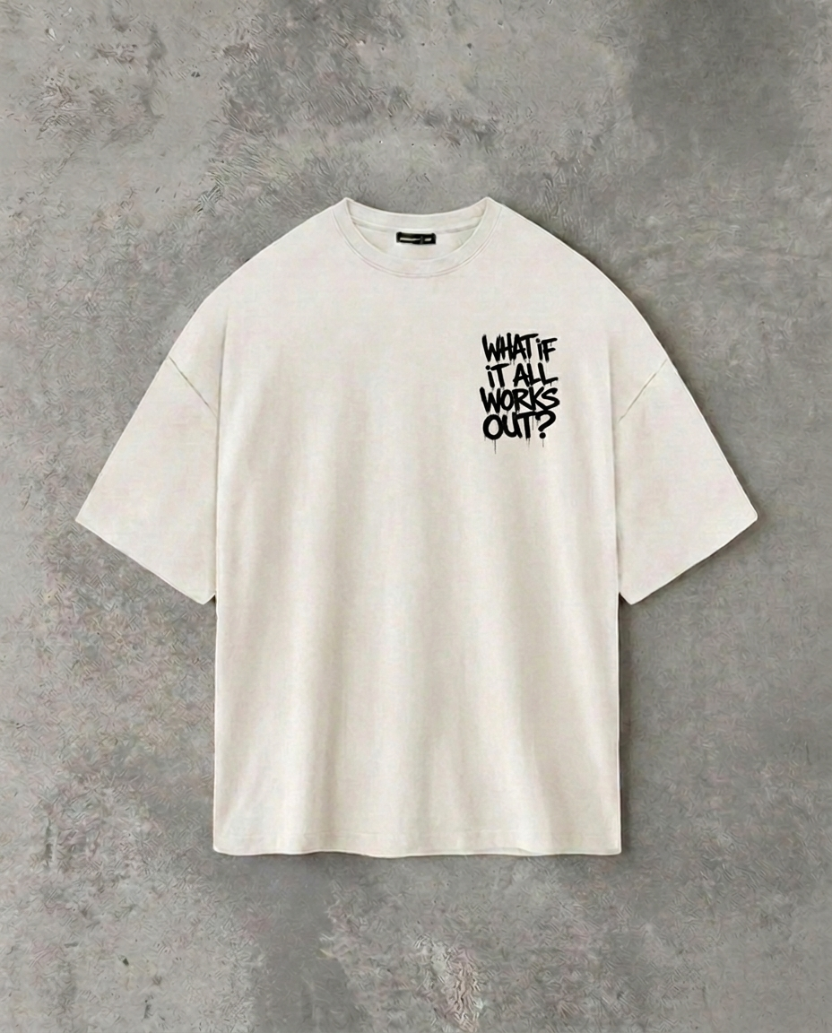 What If It All Works Out | White Tee