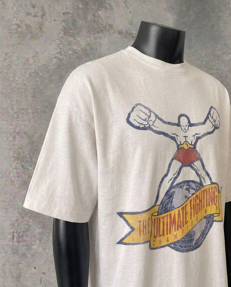 Ultimate Fighter Retro | White Tee