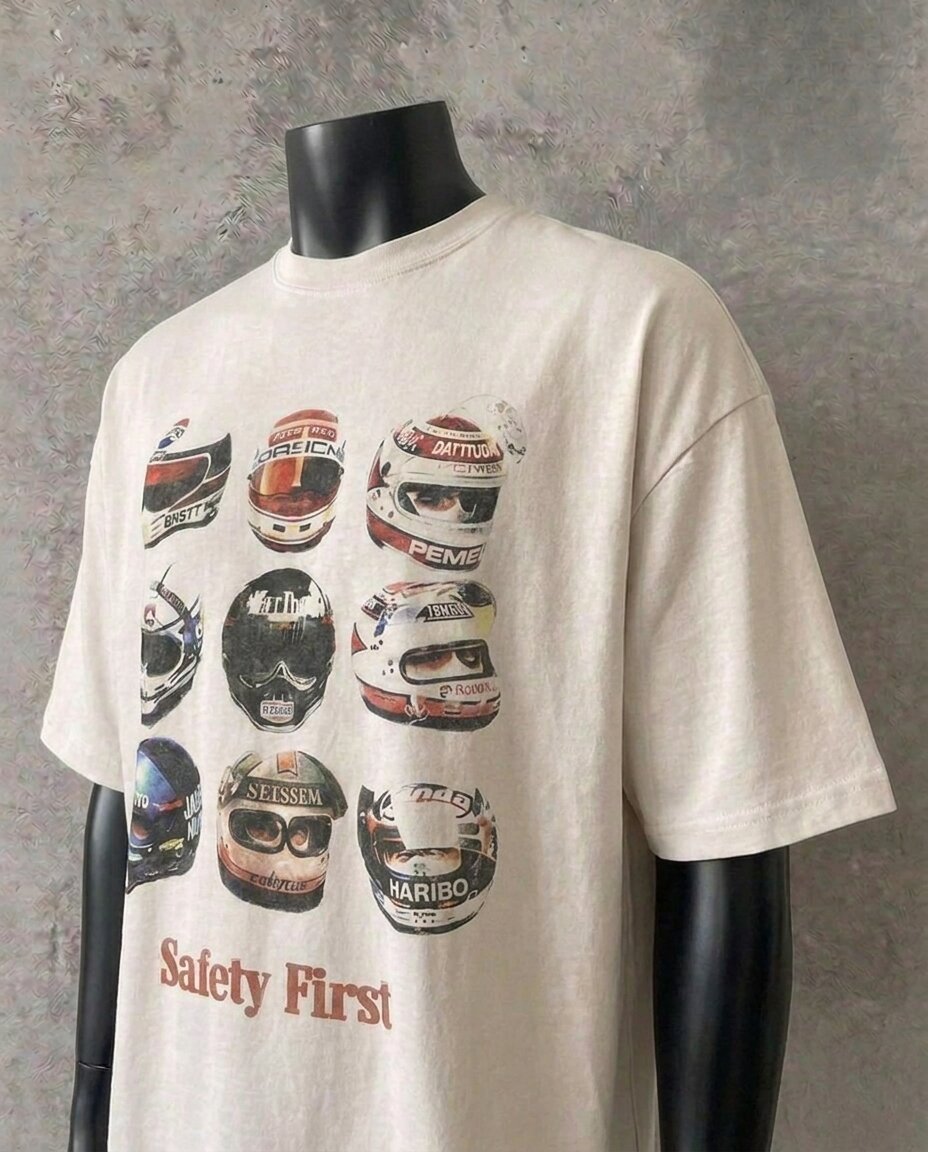 Safety First White Tee