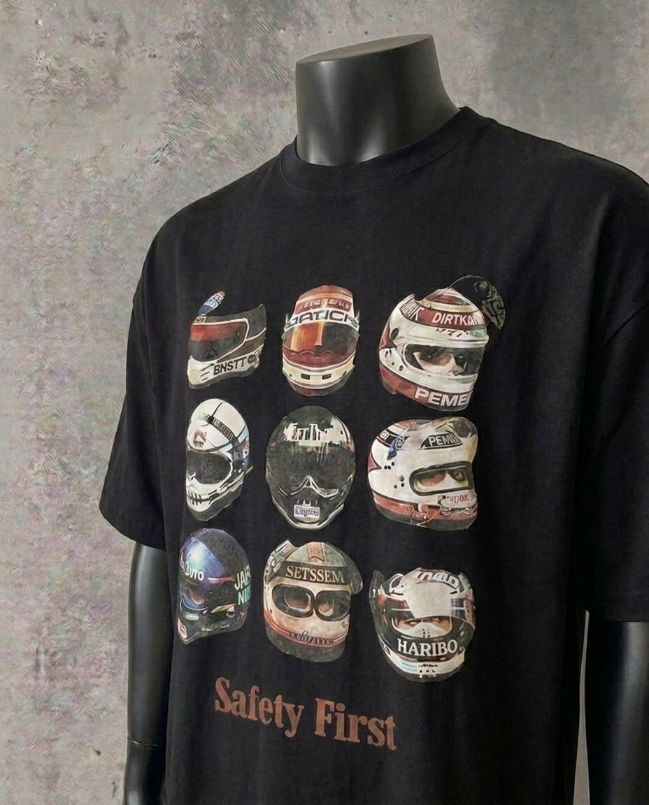 Safety First | Black Tee