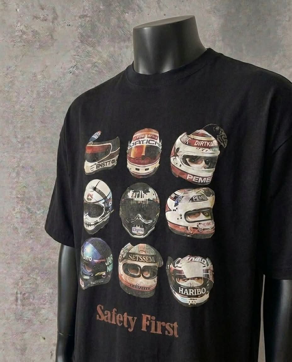 Safety First | Black Tee