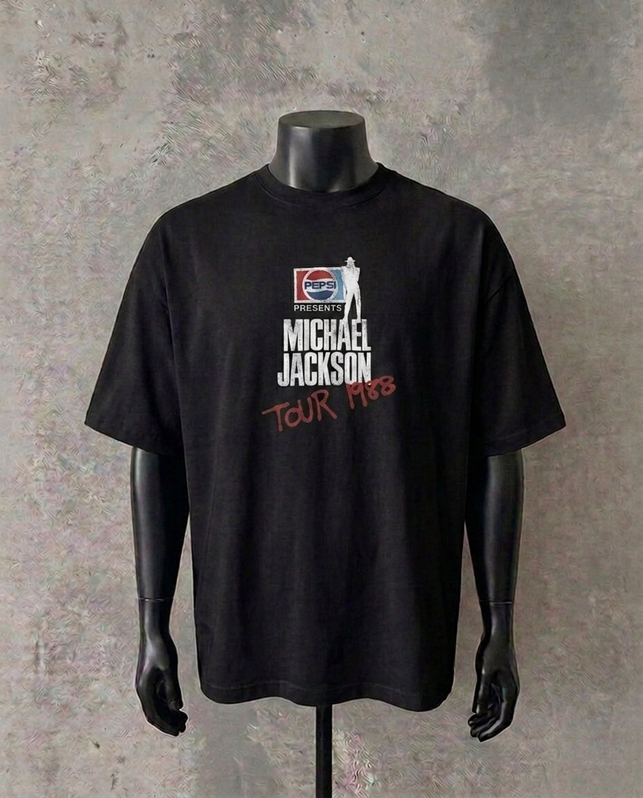 Michael Jackson Tour '88 | Black Tee