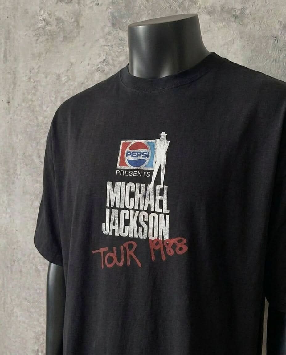 Michael Jackson Tour '88 | Black T-Shirt