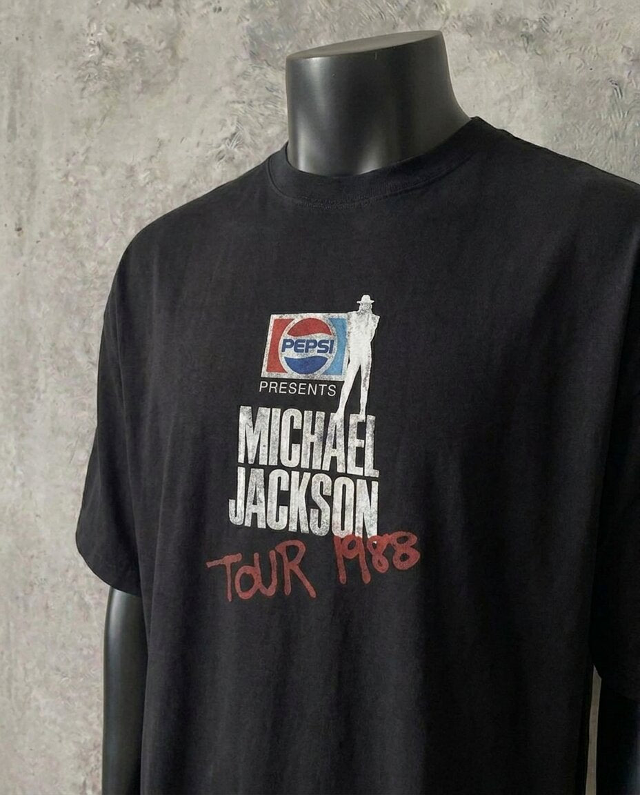 Michael Jackson Tour '88 | Black Tee