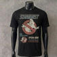 „Ghostbuster Starburst“ Vintage-Stil | Schwarzes T-Shirt