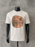 Brooklyn Basketball White Tee