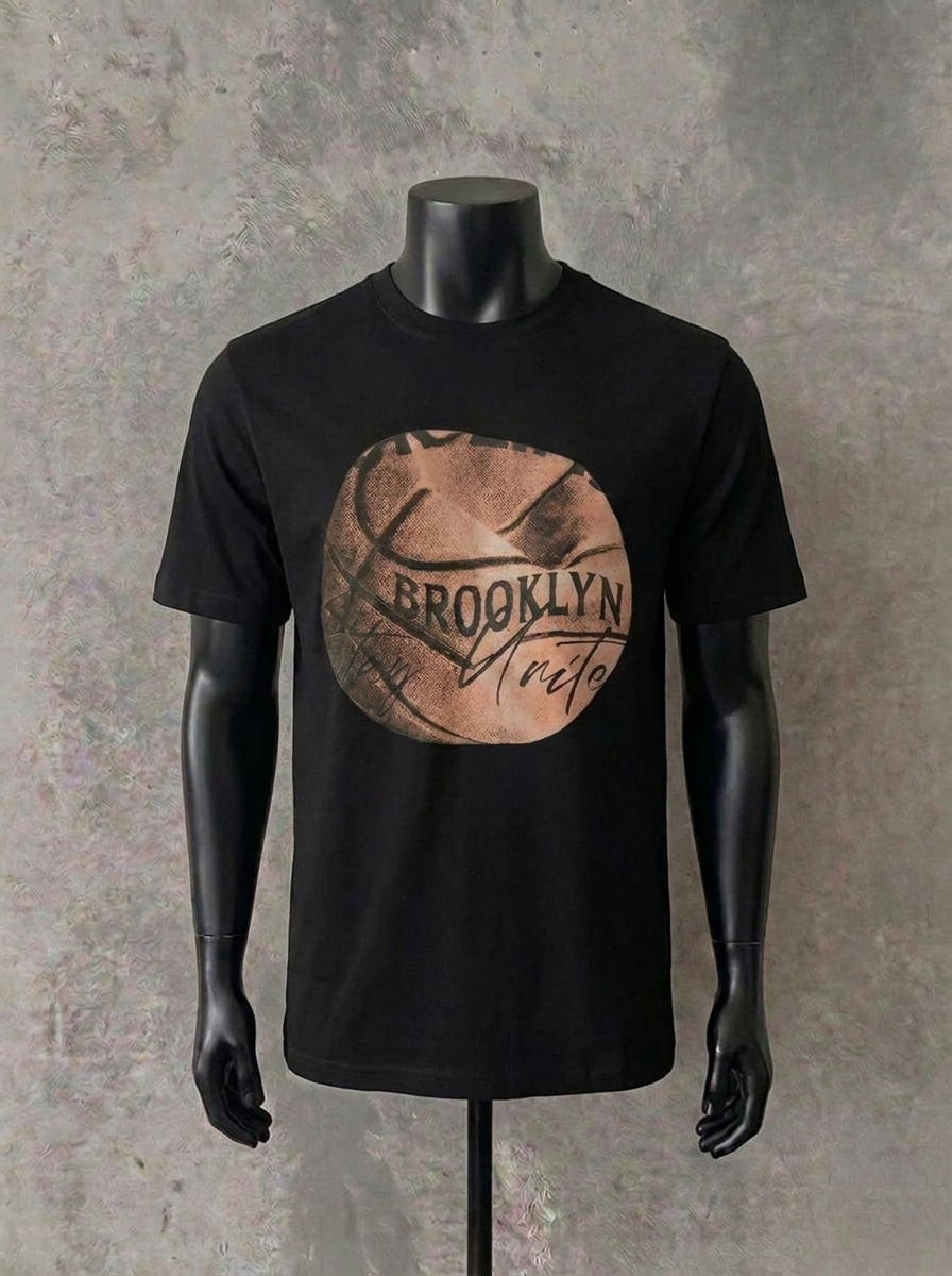 Brooklyn Basketball | Schwarzes T-Shirt