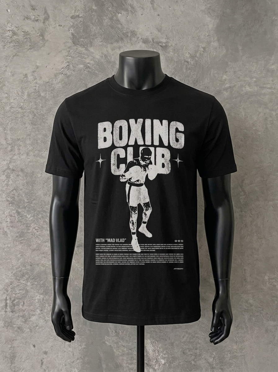 Mad Vlad Boxing Club | T-shirt noir