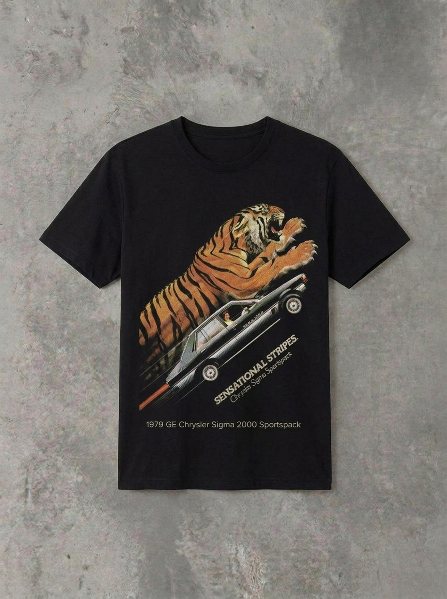 Chrysler Sigma — Retro Motors | T-shirt noir