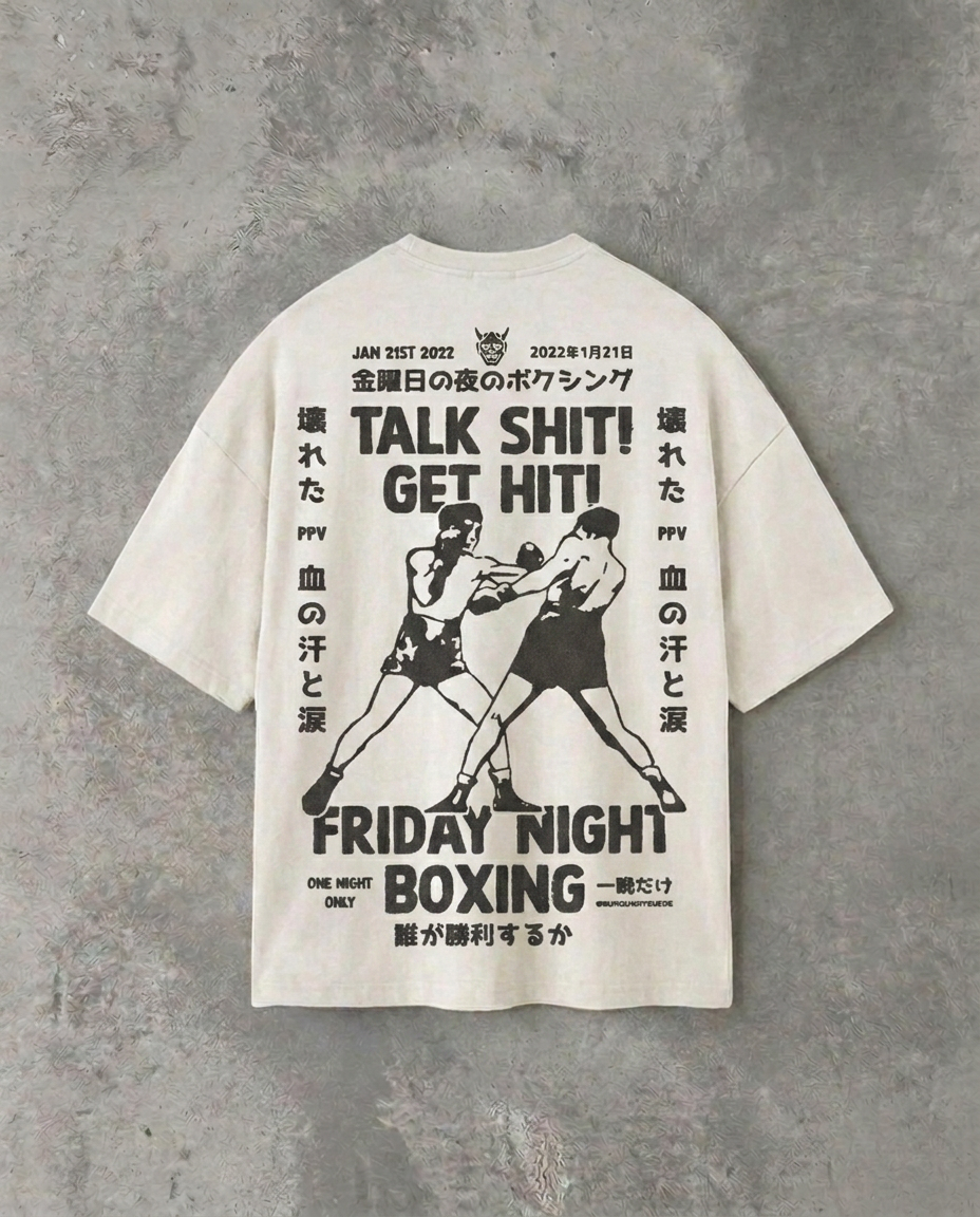 Talk Shit Get Hit | White Tee