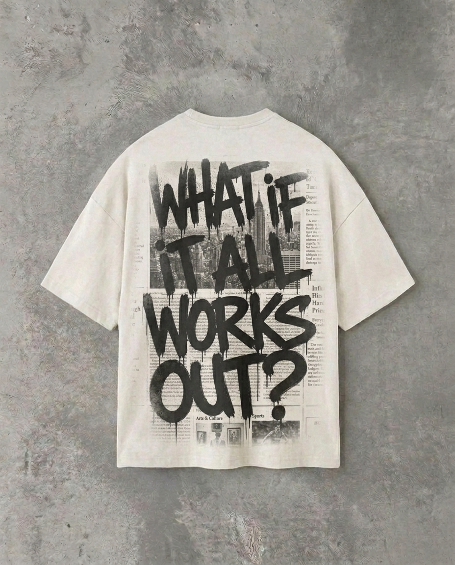 What If It All Works Out | White Tee