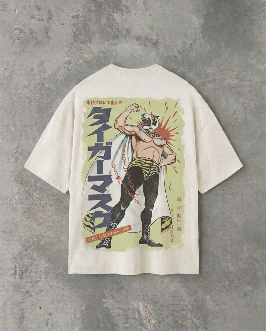 Tekken Fighter (Back Print) | White Tee