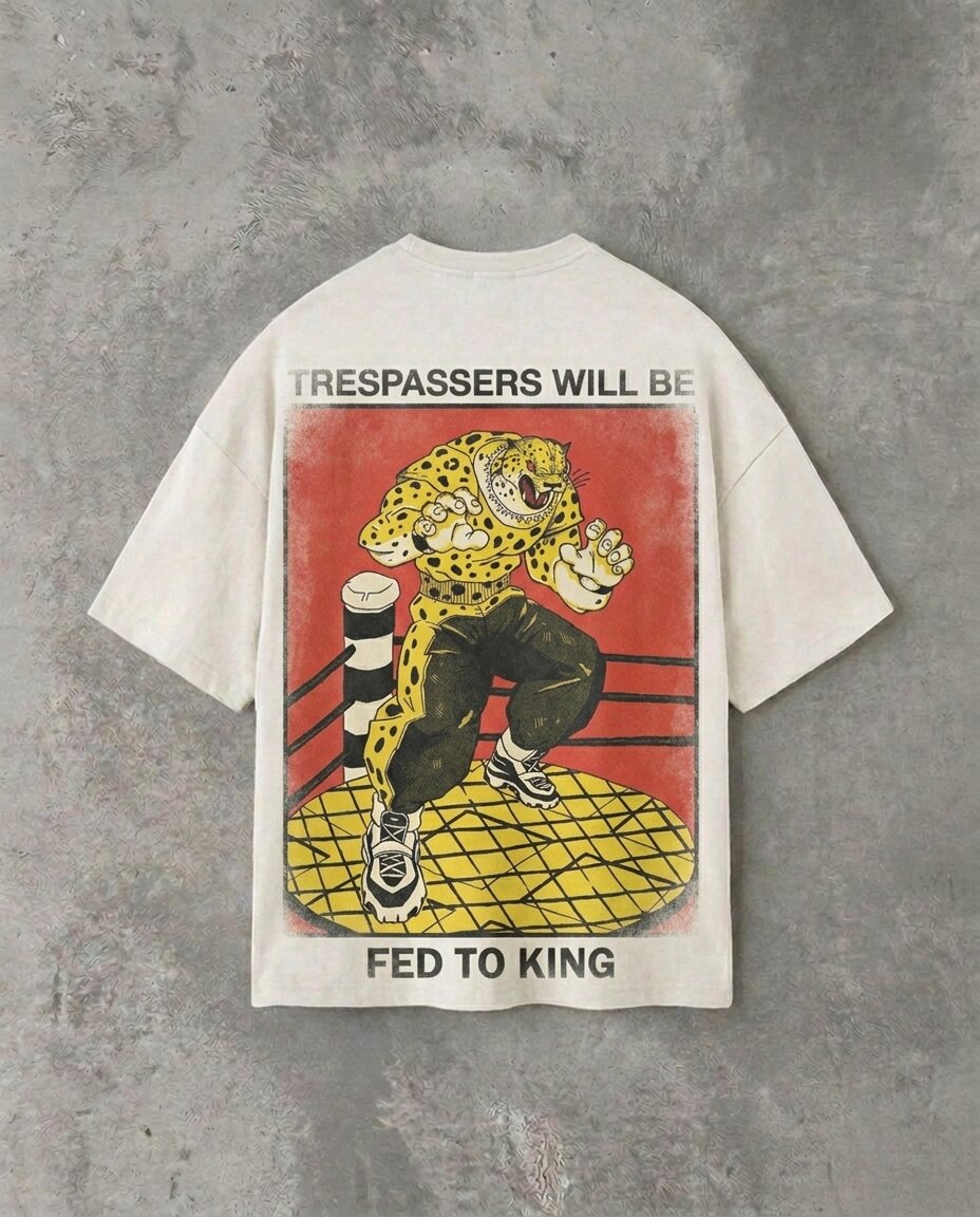Fed to the King Classic Double Sided | White Tee