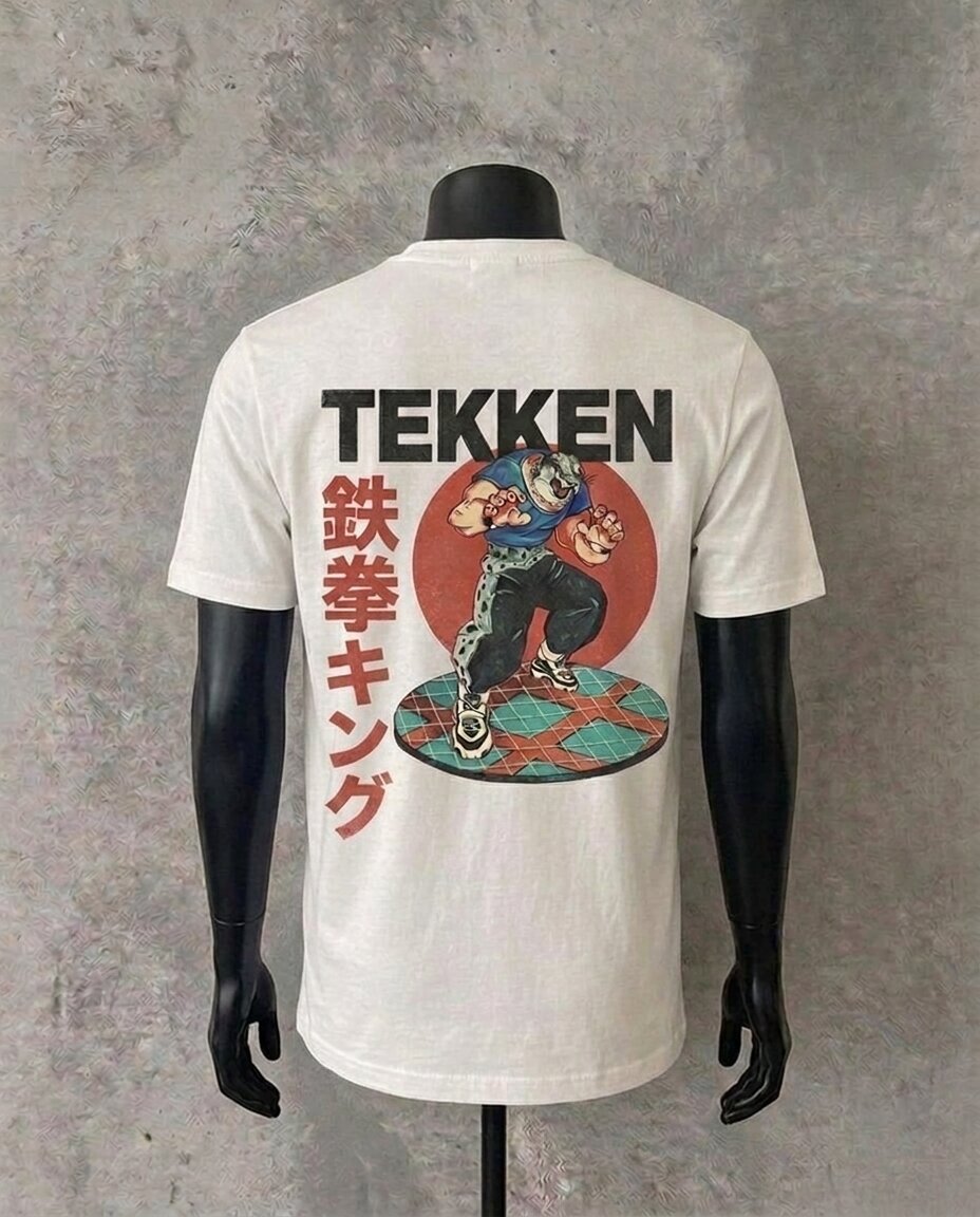 Tekken King Vol 1. Weißes T-Shirt
