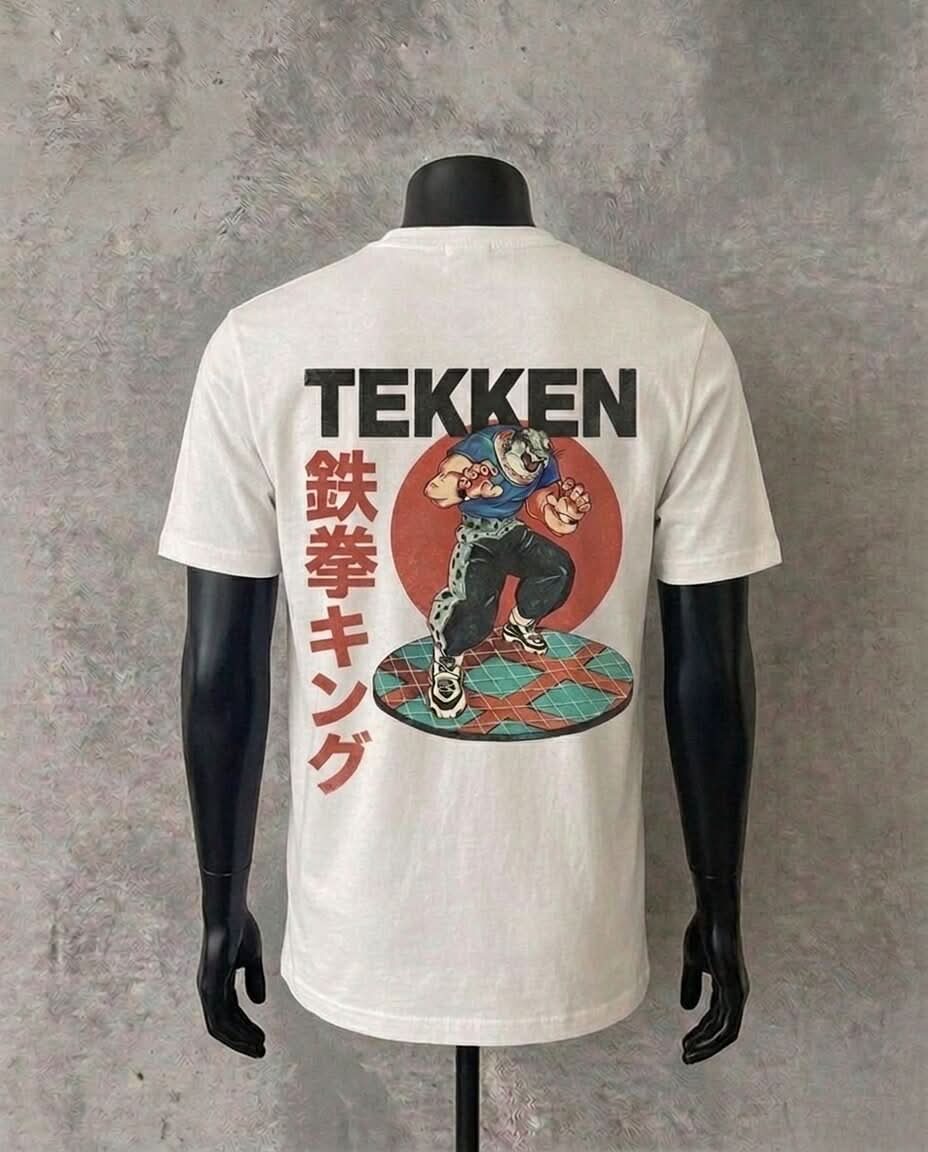 Tekken King Vol 1. White Tee