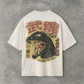 Japanese Kaiju Face (Back Print) | White Tee