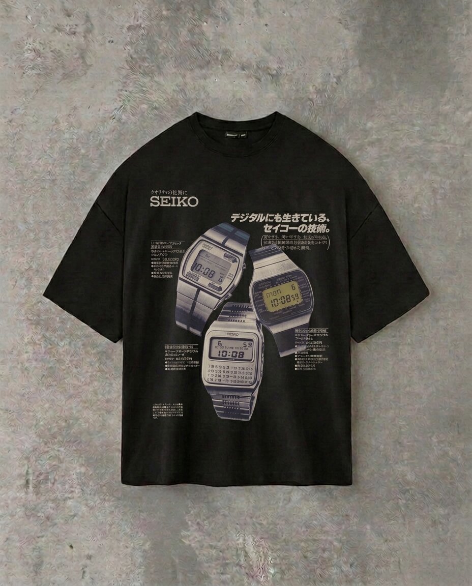 Seiko Classique | T-shirt noir