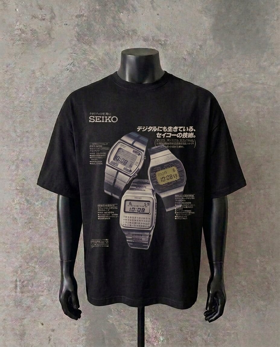 Seiko Classique | T-shirt noir