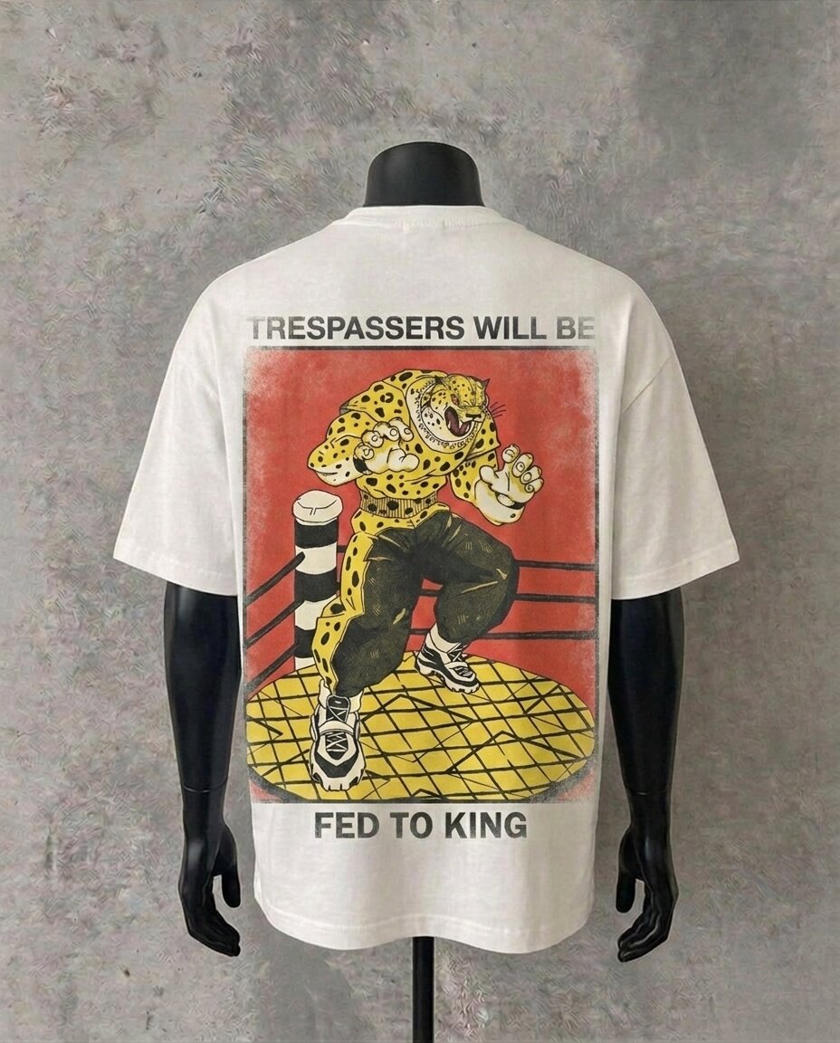 Fed to the King Classic Double Sided | White Tee