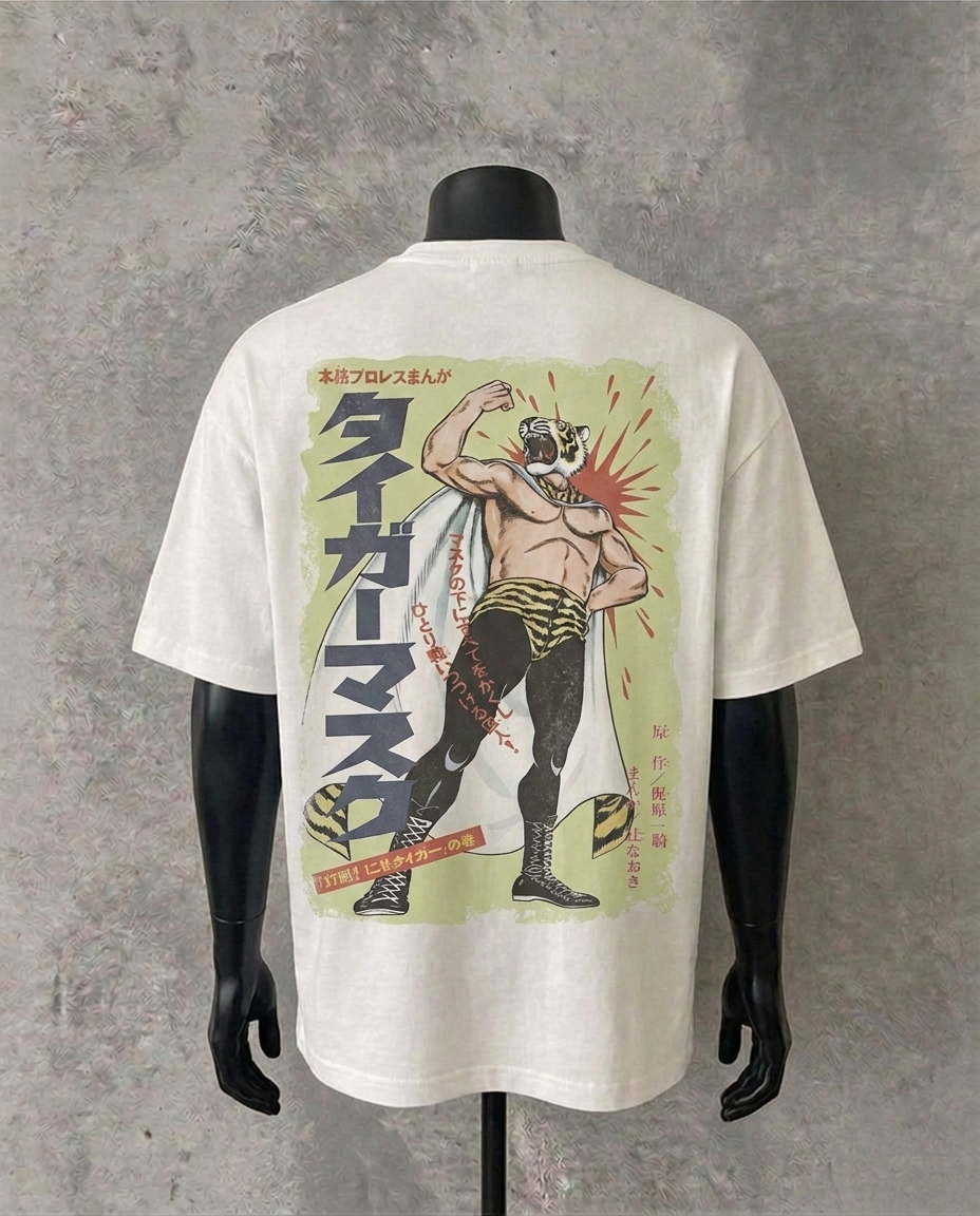 Tekken Fighter (Back Print) | White Tee