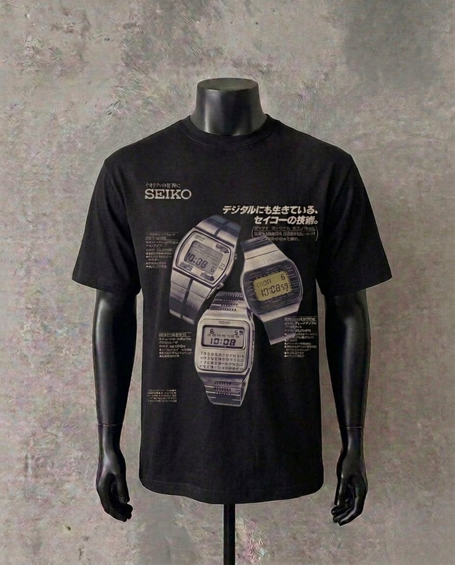 Seiko Classique | T-shirt noir