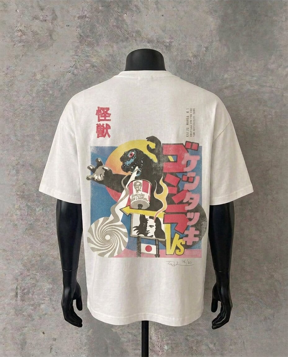 Godzilla Vol 3. Classic Double Sided | White Tee