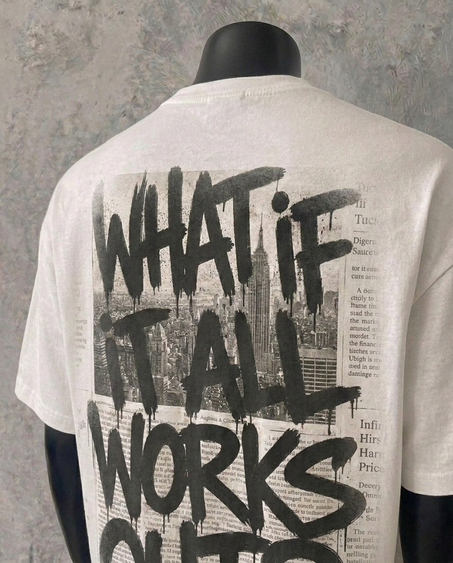 What If It All Works Out | White Tee
