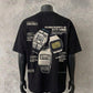 Seiko Classic Double Sided | Black Tee