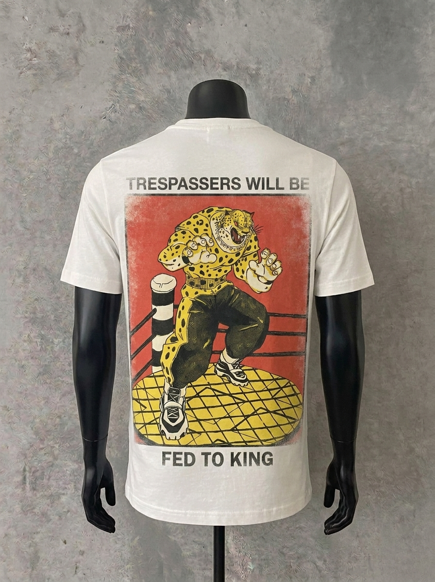 Fed to the King Classic Double Sided | White Tee