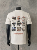 Safety First Double Sided | White Tee